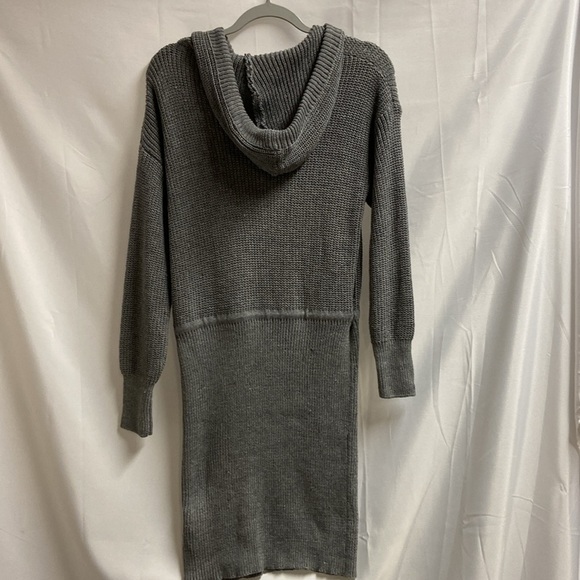 Cupshe Radalynn Hooded Sweater Dress Gray Size Small NWT - Picture 5 of 7